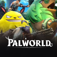 Arte promocional do jogo Palworld